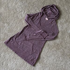 Mossimo Supply Co. Purple Hoodie and Pink Print Shorts Set